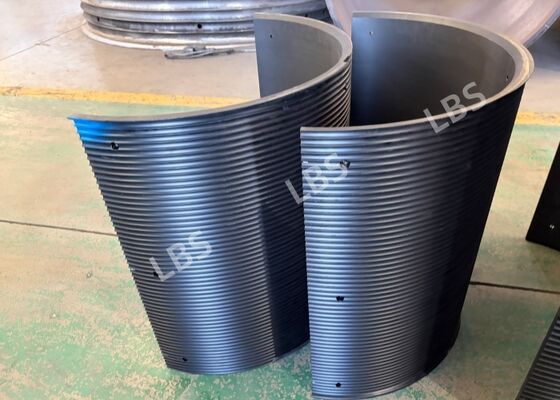 Left-hand 40° MC Cast Nylon Lebus Drum Sleeve For 11mm Steel Wire Rope